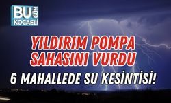Yıldırım Pompa Sahasını Vurdu: 6 Mahallede Su Kesintisi!