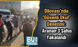 Dilovası’nda “Güvenli Okul” Denetimi: Aranan 3 Şahıs Yakalandı