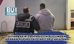 Diyarbakır’da Hırsızlık Suçundan Aranan Şüpheli Kocaeli’de Yakalandı