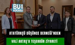 Atatürkçü Düşünce Derneği’nden Vali Aktaş’a Teşekkür Ziyareti
