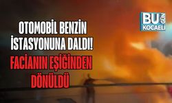 Otomobil Benzin İstasyonuna Daldı: Facianın Eşiğinden Dönüldü