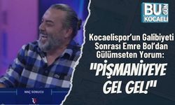 Kocaelispor’un Galibiyeti Sonrası Emre Bol’dan Gülümseten Yorum: “Pişmaniyeye Gel Gel!”