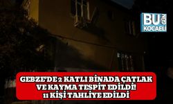 Gebze’de 2 Katlı Binada Çatlak ve Kayma Tespit Edildi! 11 Kişi Tahliye Edildi
