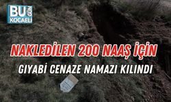 Nakledilen 200 Naaş İçin Gıyabi Cenaze Namazı Kılındı