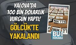 Yalova’da 100 Bin Dolarlık Vurgun Yaptı! Gölcük’te Yakalandı