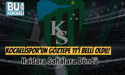 Kocaelispor’un Göztepe 11’i Belli Oldu! Haidara Sahalara Döndü