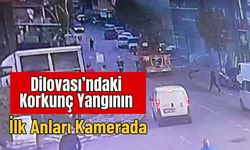 Dilovası’ndaki Korkunç Yangının İlk Anları Kamerada