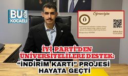 İYİ Parti’den Üniversitelilere Destek: “İndirim Kartı” Projesi Hayata Geçti