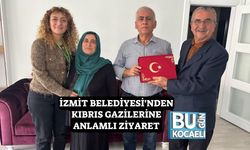 İzmit Belediyesi'nden Kıbrıs Gazilerine Anlamlı Ziyaret