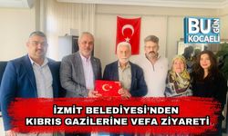 İzmit Belediyesi’nden Kıbrıs Gazilerine Vefa Ziyareti