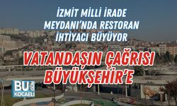 İzmit Milli İrade Meydanı’nda Restoran İhtiyacı Büyüyor: Vatandaşın Çağrısı Büyükşehir’e