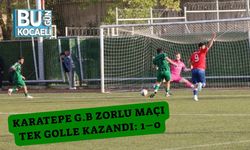 Karatepe G.B Zorlu Maçı Tek Golle Kazandı: 1–0
