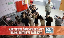 Kartepe’de Öğrencilere Afet Bilinci Eğitimi ve Tatbikatı