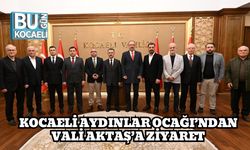 Kocaeli Aydınlar Ocağı’ndan Vali Aktaş’a Ziyaret
