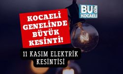 Kocaeli Genelinde Büyük Kesinti! 11 Kasım Elektrik Kesintisi