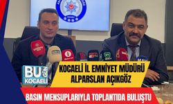 Kocaeli İl Emniyet Müdürü Alparslan Açıkgöz Basın Mensuplarıyla Toplantıda Buluştu