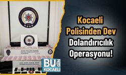 Kocaeli Polisinden Dev Dolandırıcılık Operasyonu!