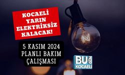 Kocaeli Yarın Elektriksiz Kalacak! 5 Kasım 2024 Planlı Bakım Çalışması