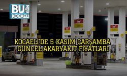 Kocaeli’de 5 Kasım Çarşamba Güncel Akaryakıt Fiyatları