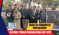 Kocaeli’de Cumhuriyetçi Kuruluşlardan Atatürk’e Yönelik Provokasyona Sert Tepki