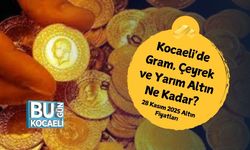 Kocaeli'de Gram, Çeyrek ve Yarım Altın Ne Kadar? 28 Kasım 2025 Altın Fiyatları