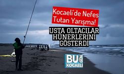 Kocaeli'de Nefes Tutan Yarışma! Usta Oltacılar Hünerlerini Gösterdi