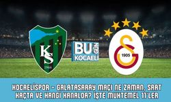 Kocaelispor - Galatasaray Maçı Ne Zaman, Saat Kaçta ve Hangi Kanalda? İşte Muhtemel 11’ler