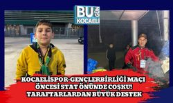 Kocaelispor–Gençlerbirliği Maçı Öncesi Stat Önünde Coşku! Taraftarlardan Büyük Destek