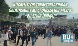 Kocaelispor Taraftarlarından Galatasaray Maçı Öncesi Net Mesaj: “Bu Şehir İnandı!”