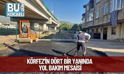 Körfez'in Dört Bir Yanında Yol Bakım Mesaisi