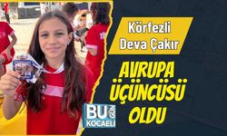 Körfezli Deva Çakır Avrupa Üçüncüsü Oldu