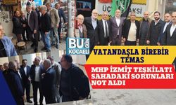 Vatandaşla Birebir Temas: MHP İzmit Teşkilatı Sahadaki Sorunları Not Aldı
