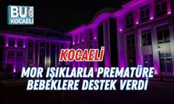 Kocaeli Mor Işıklarla Prematüre Bebeklere Destek Verdi