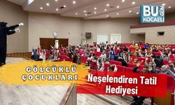 Gölcüklü Çocukları Neşelendiren Tatil Hediyesi