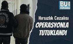 Hırsızlık Cezalısı Operasyonla Tutuklandı