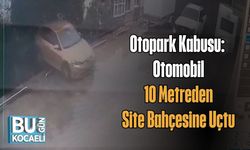 Otopark Kabusu: Otomobil 10 Metreden Site Bahçesine Uçtu