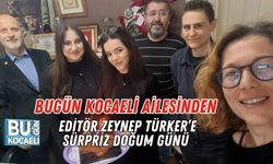 Bugün Kocaeli Ailesinden, Editör Zeynep Türker’e Sürpriz Doğum Günü