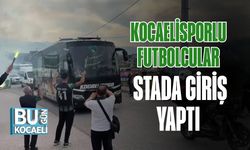 Kocaelisporlu Futbolcular Stada Giriş Yaptı
