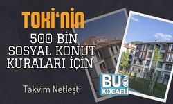 TOKİ’nin 500 Bin Sosyal Konut Kuraları İçin Takvim Netleşti