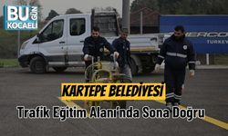 Kartepe Belediyesi Trafik Eğitim Alanı’nda Sona Doğru