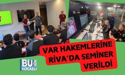 VAR Hakemlerine Riva’da Seminer Verildi