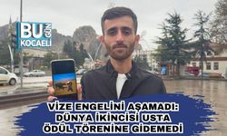 Vize Engelini Aşamadı: Dünya İkincisi Usta Ödül Törenine Gidemedi