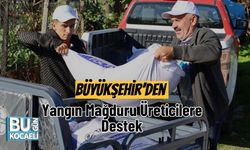 Büyükşehir’den Yangın Mağduru Üreticilere Destek