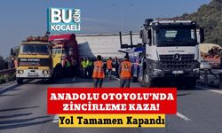 Anadolu Otoyolu'nda Zincirleme Kaza! Yol Tamamen Kapandı