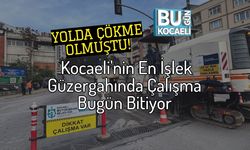 Yolda Çökme Olmuştu! Kocaeli'nin En İşlek Güzergahında Çalışma Bugün Bitiyor