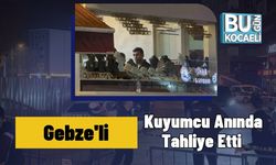 Gebzeli Kuyumcu Anında Tahliye Etti