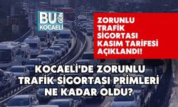 Zorunlu Trafik Sigortası Kasım Tarifesi Açıklandı! Kocaeli'de Zorunlu Trafik Sigortası Primleri Ne Kadar Oldu?