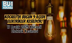 Kocaeli'de Bugün 9 İlçede Elektrikler Kesiliyor! 17 Aralık 2025 Kocaeli Elektrik Kesintisi