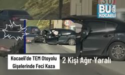 Kocaeli’de TEM Otoyolu Gişelerinde Feci Kaza: 2 Kişi Ağır Yaralı