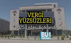 Vergi Yüzsüzleri 2025 Listesi Açıklandı!
